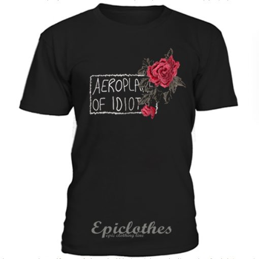Aeroplane of idiot t-shirt