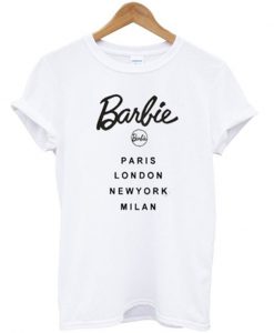 Barbie Paris London New York Milan t-shirt