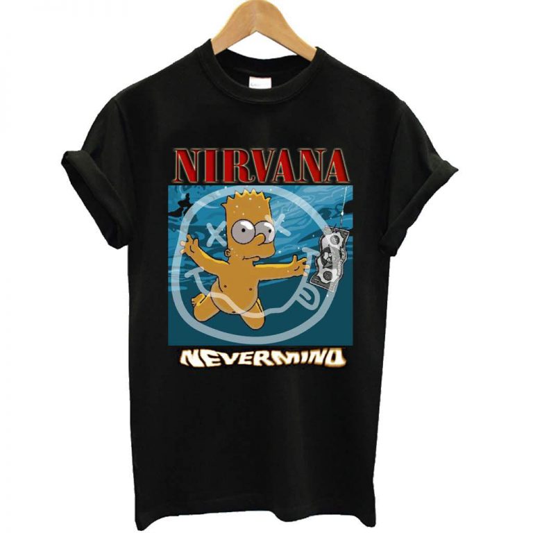 bart simpson nirvana shirt