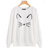 Cat Face Sweatshirt