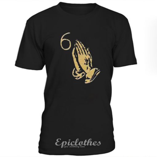 Drake pray hand T-shirt