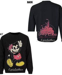 Drop dead kitty mouse sweatshirt