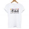 Friends cast and umbrella t-shirt