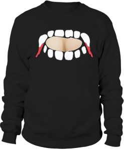 Gabby Show, vampire teeth cut out Sweatshirt