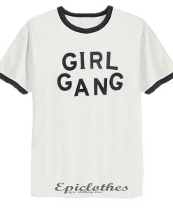 Girl Gang Ringer T Shirt