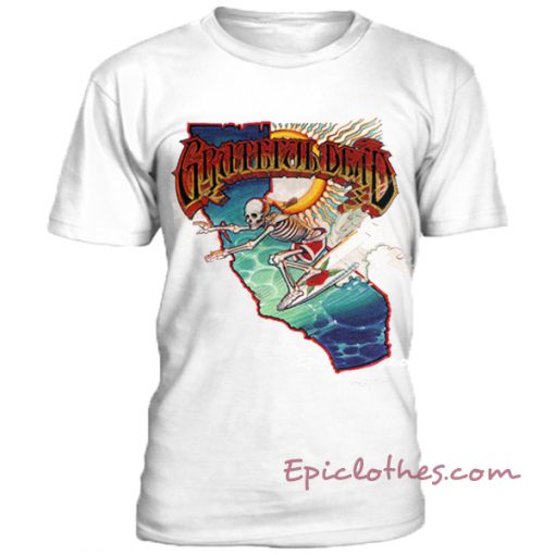 Grateful Dead Surfing Skeleton t-shirt