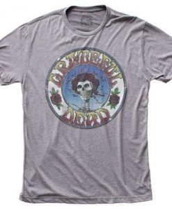 Grateful dead skull and roses t-shirt