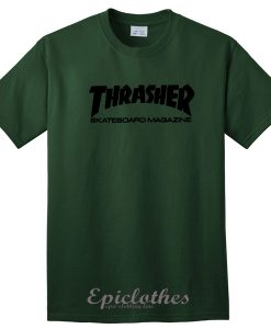 Green Thrasher skateboard Magazine t-shirt