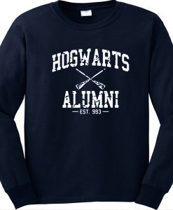 Hogwarts alumni navy sweatshirt