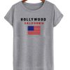 Hollywood california t shirt