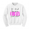 I did too much cobain last night