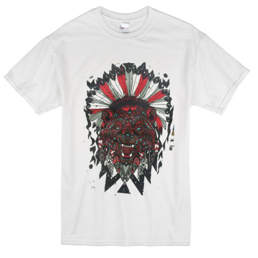 Indian style lion T Shirt