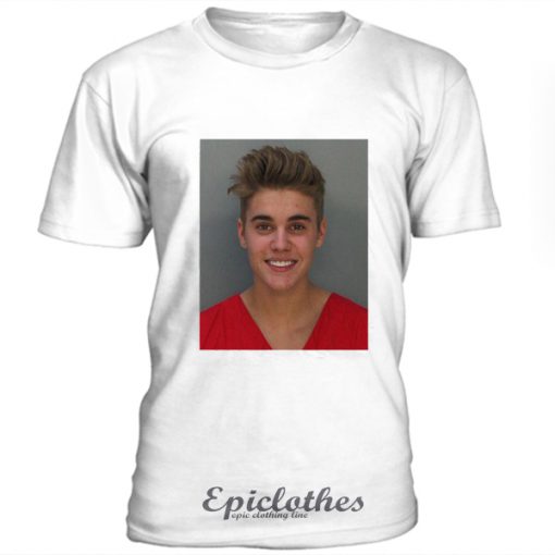 Justin Bieber pic T-shirt