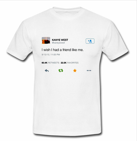 kanye tweet shirts