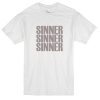 Sinner white T-shirt - Copy