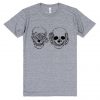 Skull see no evil hear no evil t-shirt