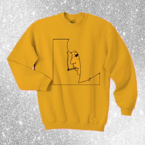 Smoking Girl Sweatshirt