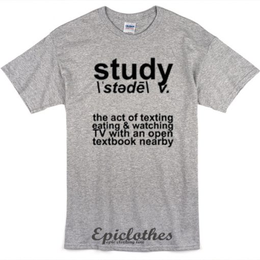Study definition t-shirt