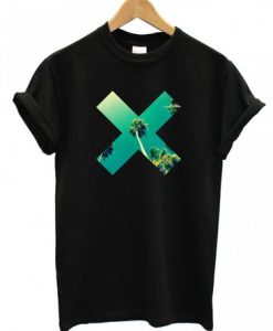 The XX palm tree cross t-shirt
