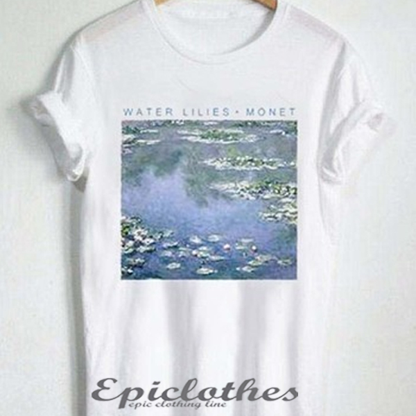 monet water lilies shirt