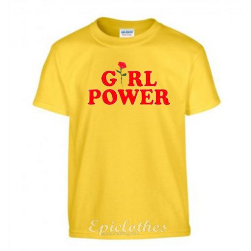 Yellow Girl Power t-shirt