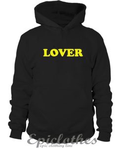 Yellow printed Lover Hoodie