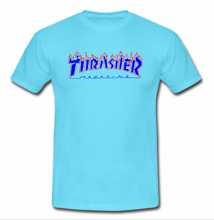 turquoise thrasher shirt