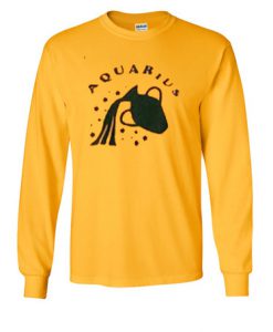Aquarius yellow sweatshirt