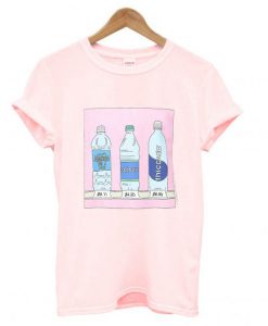 Corner Store Water Bottles Pink T shirt