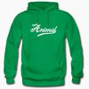 Green Animal Hoodie Pullover