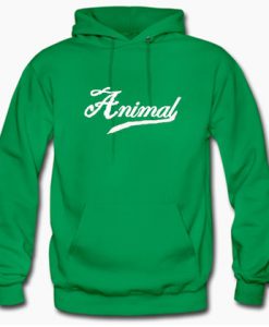 Green Animal Hoodie Pullover