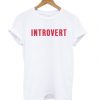 Introvert Logo T shirt
