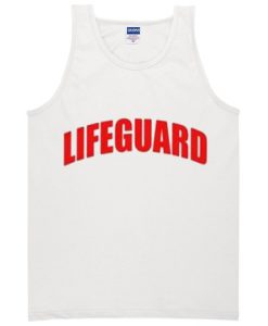 Lifeguard white tank top