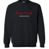 New York United states sweatshirt