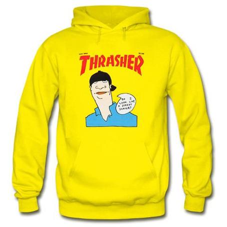 yellow thrasher sweatshirt