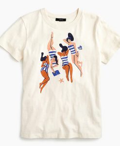 Virginie Morgand sunbathers graphic T-shirt