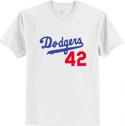 Dodgers 42 Logo T Shirt