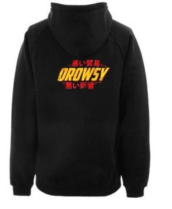 Drowsy Logo back hoodie