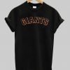 GIANTS red logo t shirt