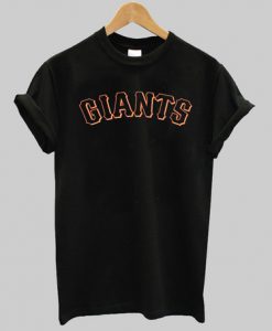 GIANTS red logo t shirt