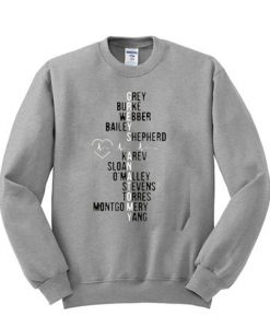 Grey Burke Webber Bailey Shepherd Sweatshirt