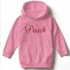 Peach Pink Hoodie
