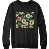 Sun Flowers Print Sweatshirt