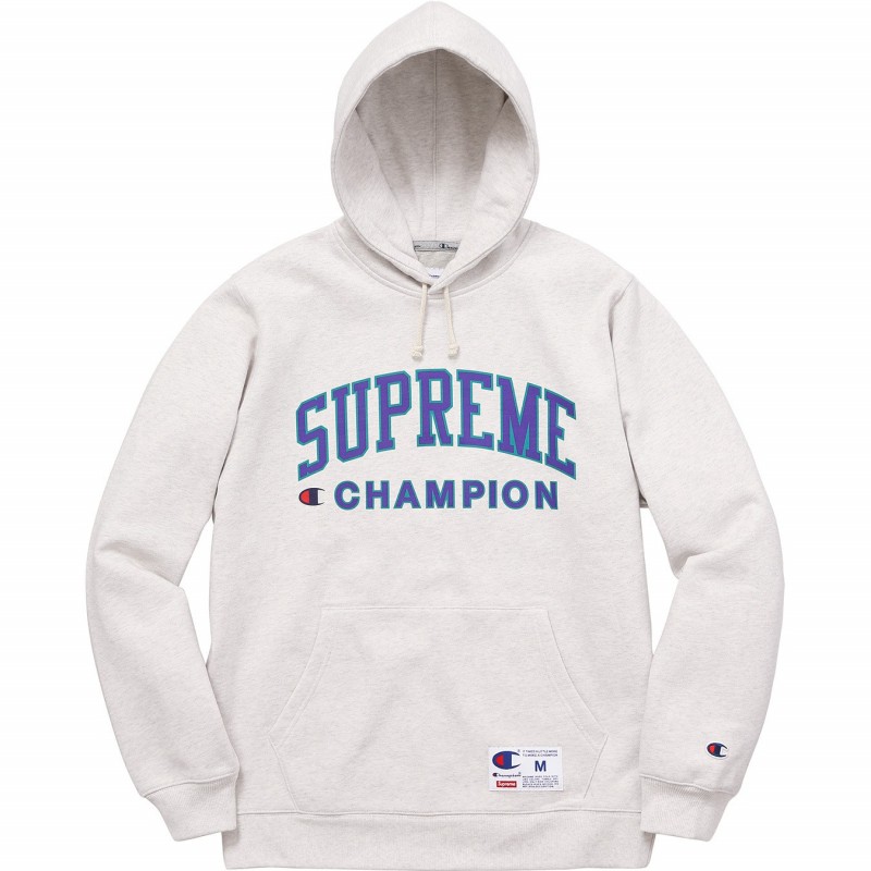 Supreme Champion Blue Letter Hoodie - epiclothes