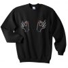 Twin Hands Boobs Sweatshirt
