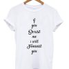 if you sexist me i will feminist you T Shirt