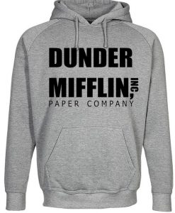 Dunder Mifflin Grey Hoodie