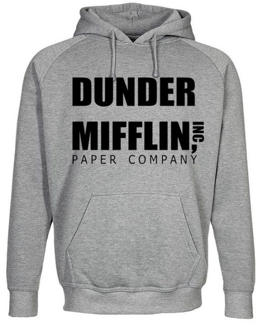 Dunder Mifflin Grey Hoodie