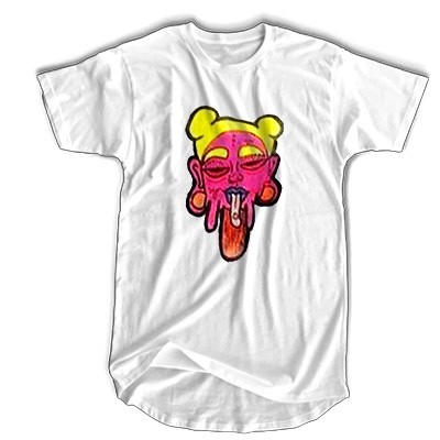 Melting Face Graphic T Shirt