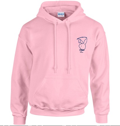 Playboy Pocket Logo Hoodie Pink